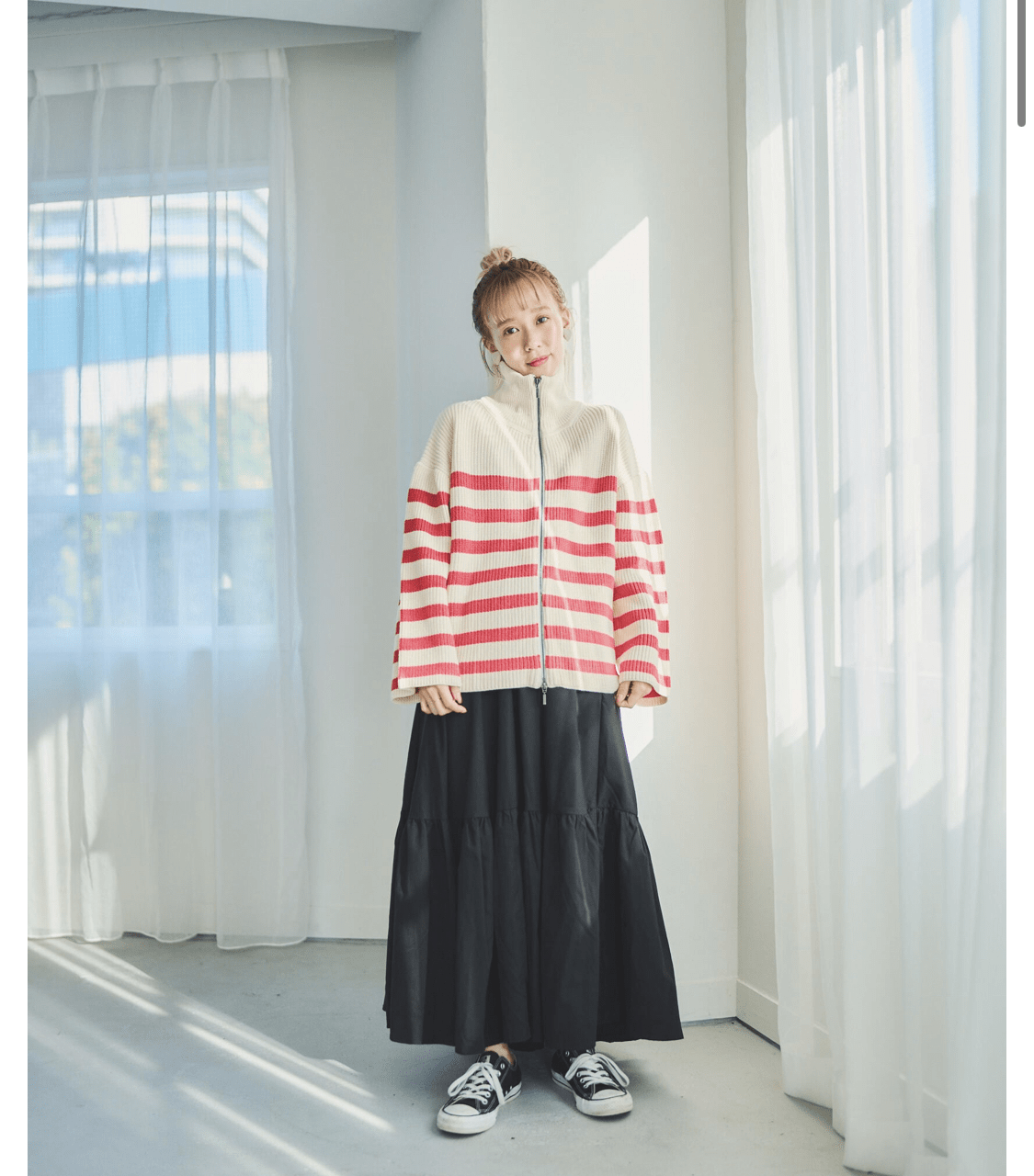 mite W ZIP turtle Knit