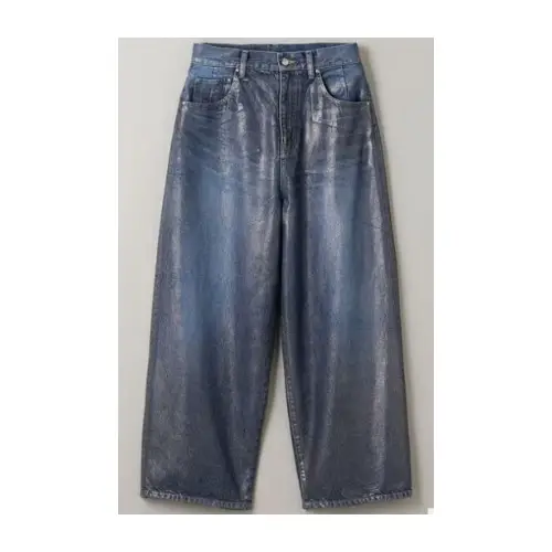 ASTRAET コーティング BIG バルーンデニムパンツ