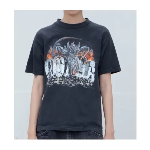 LUIK 1990s film print T-shirt “GODZILLA”