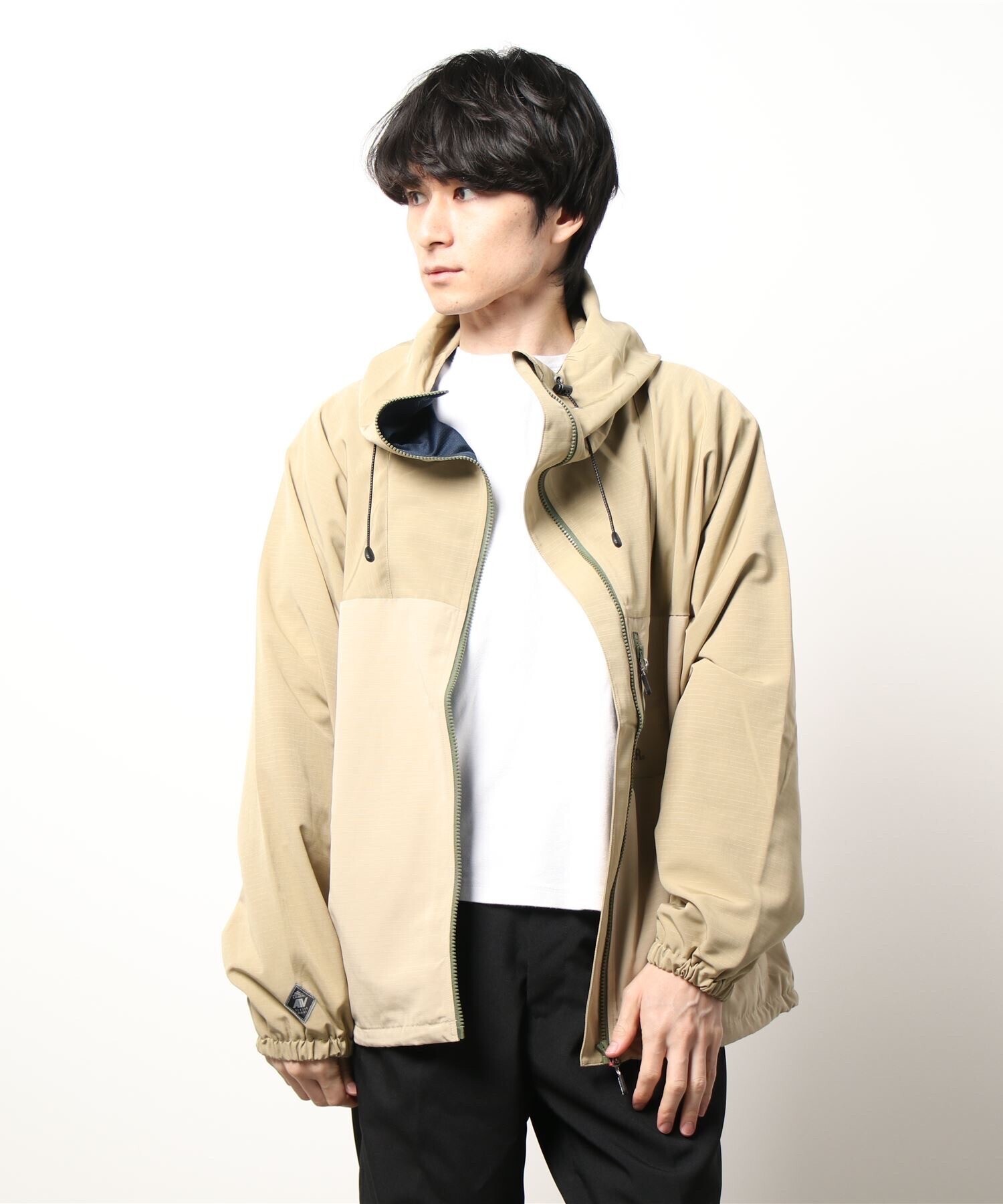 KRIFF MAYER ボリュームネックアクティブフードJK