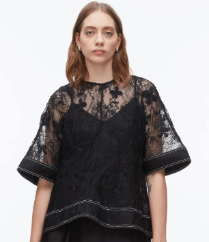 3.1 Phillip Lim 立体的なレースのフラウンストップ