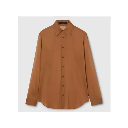 GUCCI ストレッチシルクシフォン シャツ