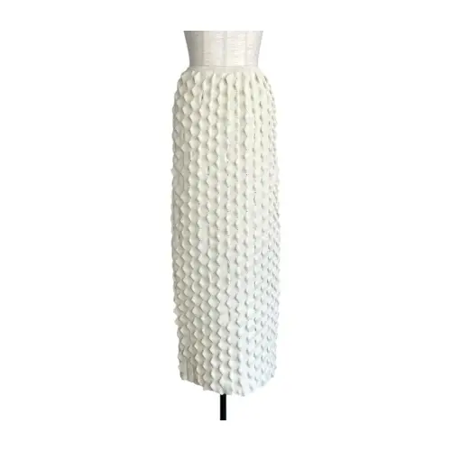HONEY MI HONEY spiky knit tight skirt