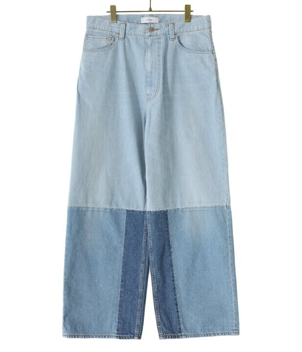 FACETASM PATCHWORK BIG DENIM PANTS
