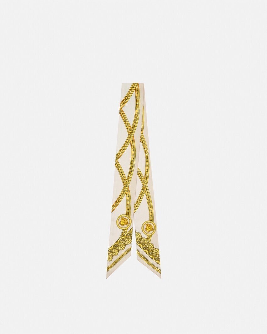 Versace ラ クープ デ デュー シルク スカーフ ネクタイ