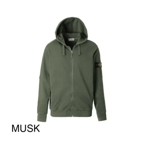 STONE ISLAND ジップアップパーカ
