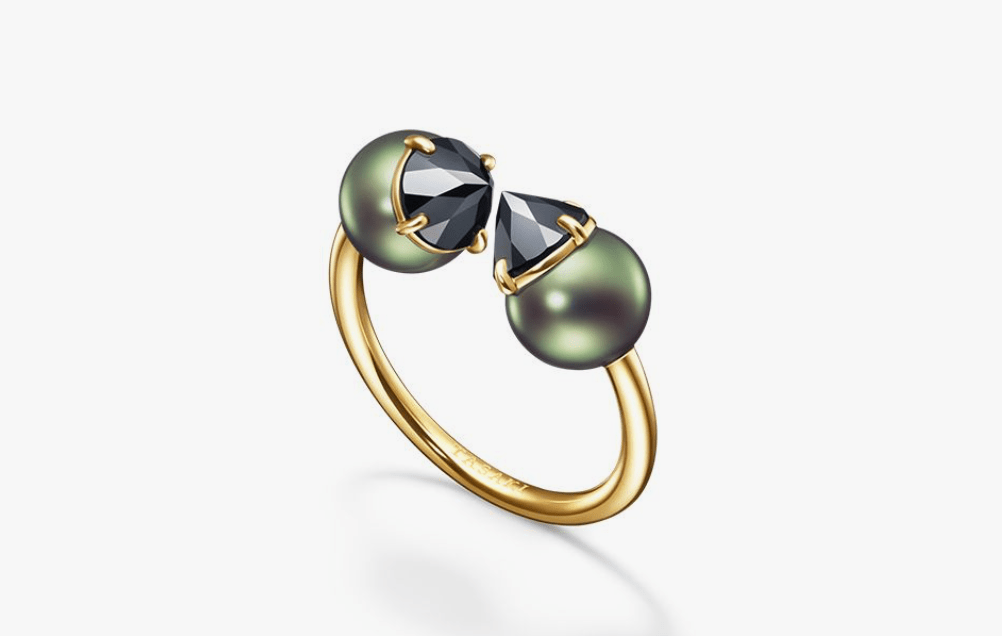 TASAKI リファインド リベリオン シグネチャー ブラックスピネル リング