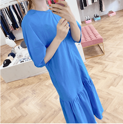 mite Back open puff sleeve op