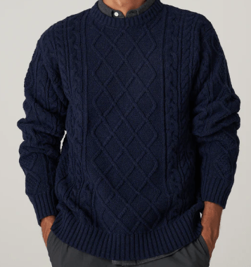 Eddie Bauer CABLE CREW SWEATER