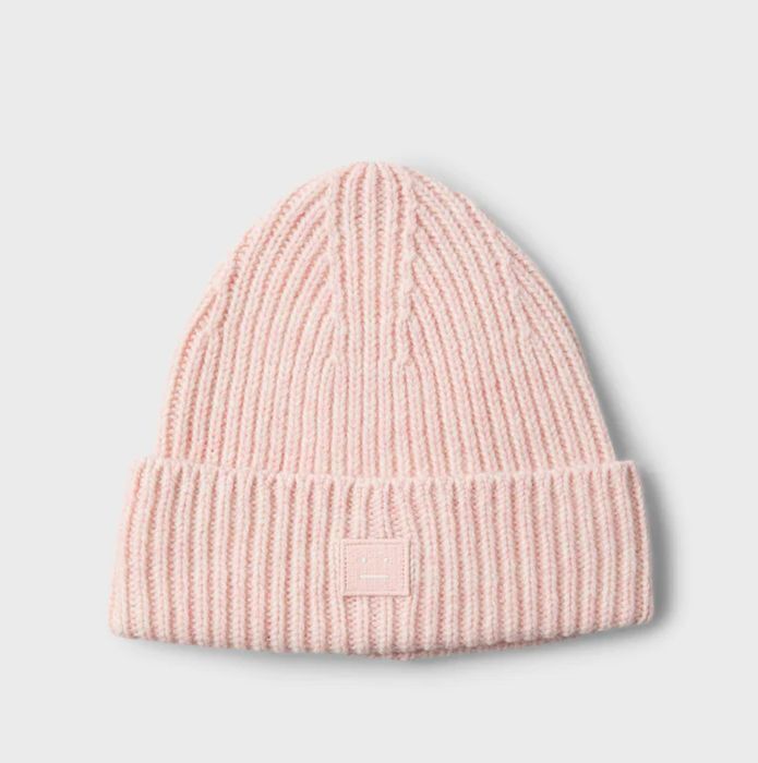 Acne Studios ロゴ リブビーニーハット