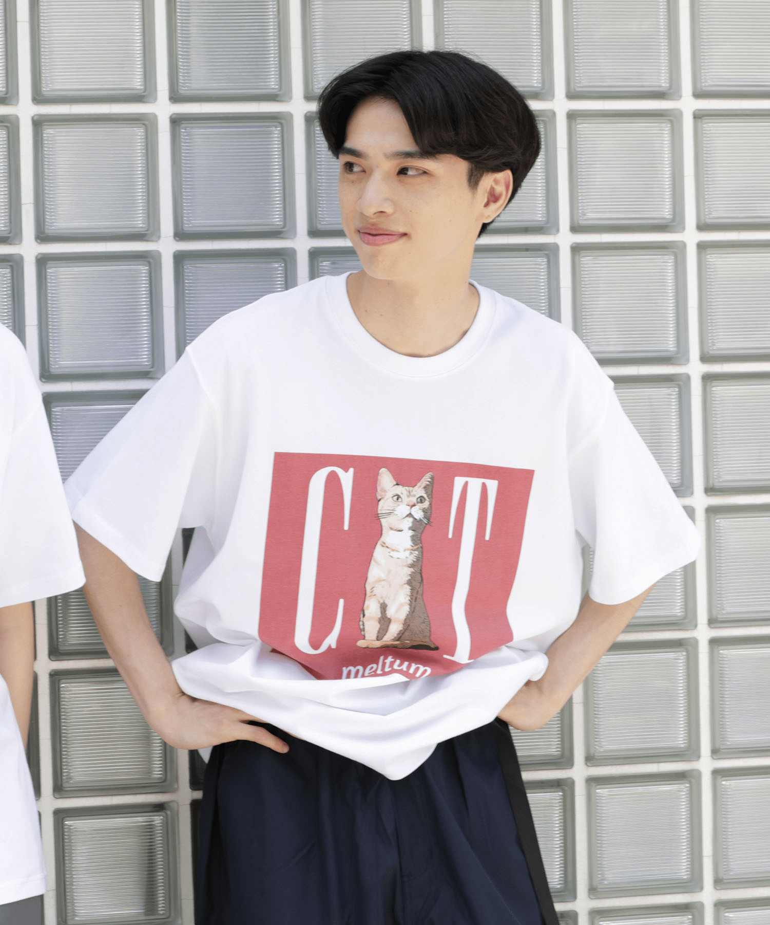 perky room 【meltum】【meltum/メルタム】meltum original CAT S/S TEE - メルタムオリジナルキャット S/S Tシャツ