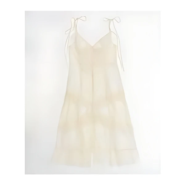 MAISON SPECIAL Docking Lace Tulle Frill Maxidresses