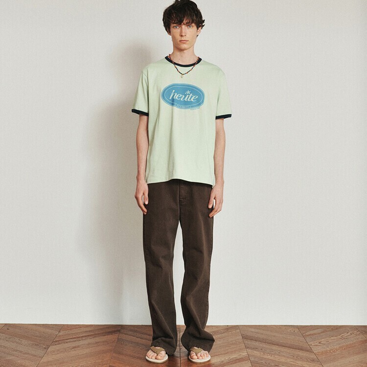 HEUTE HET CIRCLE RINGER T-SHIRT (MINT)