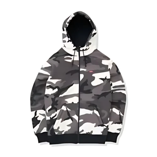 Supreme WINDSTOPPER Zip Up Hooded Sweatshirt "Snow Camo"