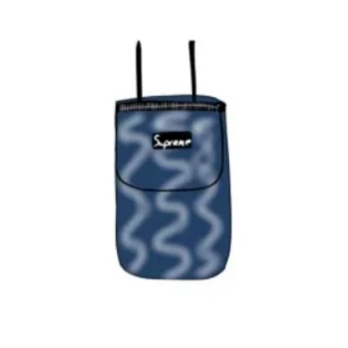 Supreme Fat Tip Jacquard Denim Neck Pouch "Blue"