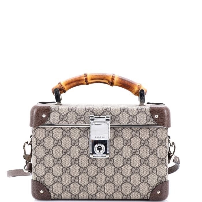 GUCCI バンブー グローブ トロッター バニティ GG