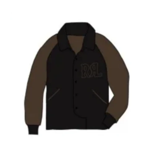 RRL アップリケド コーデュロイ レザースリーブ ジャケット