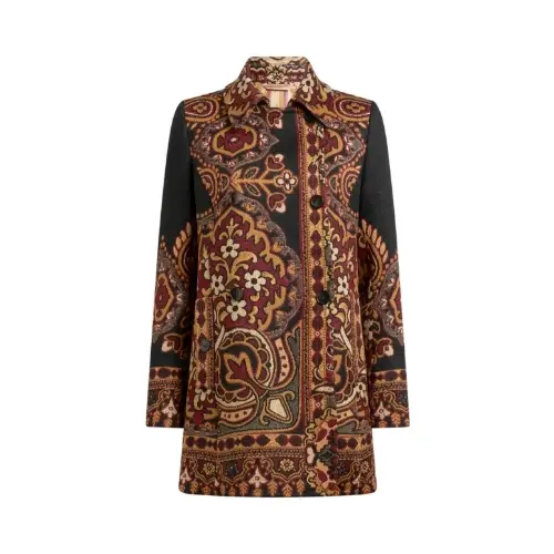 ETRO フローラル ダブルコート