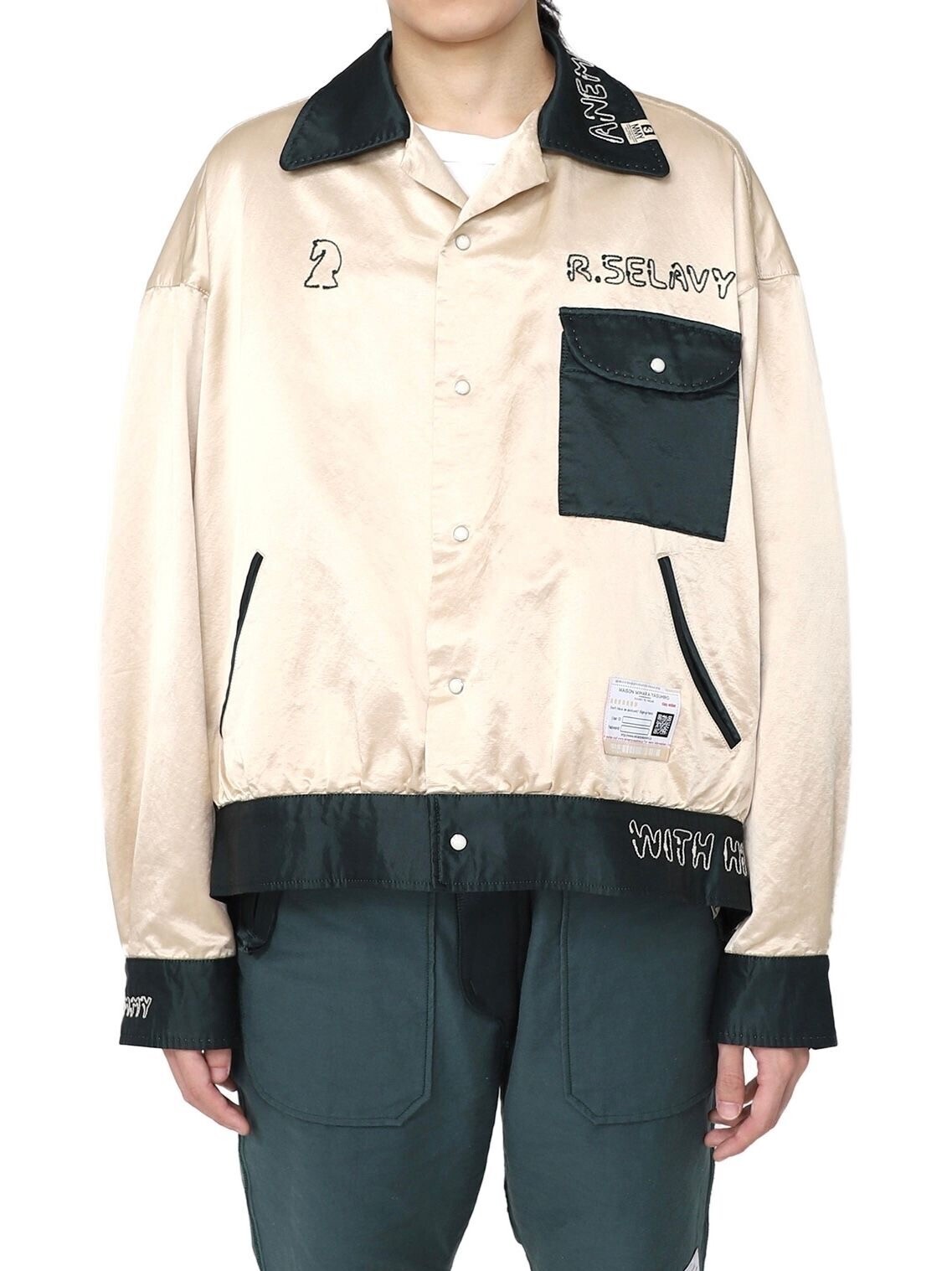 MIHARAYASUHIRO WIDE BACK CAR CLUB JACKET