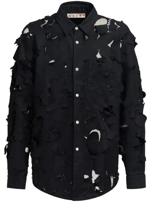 MARNI カットアウト シャツ