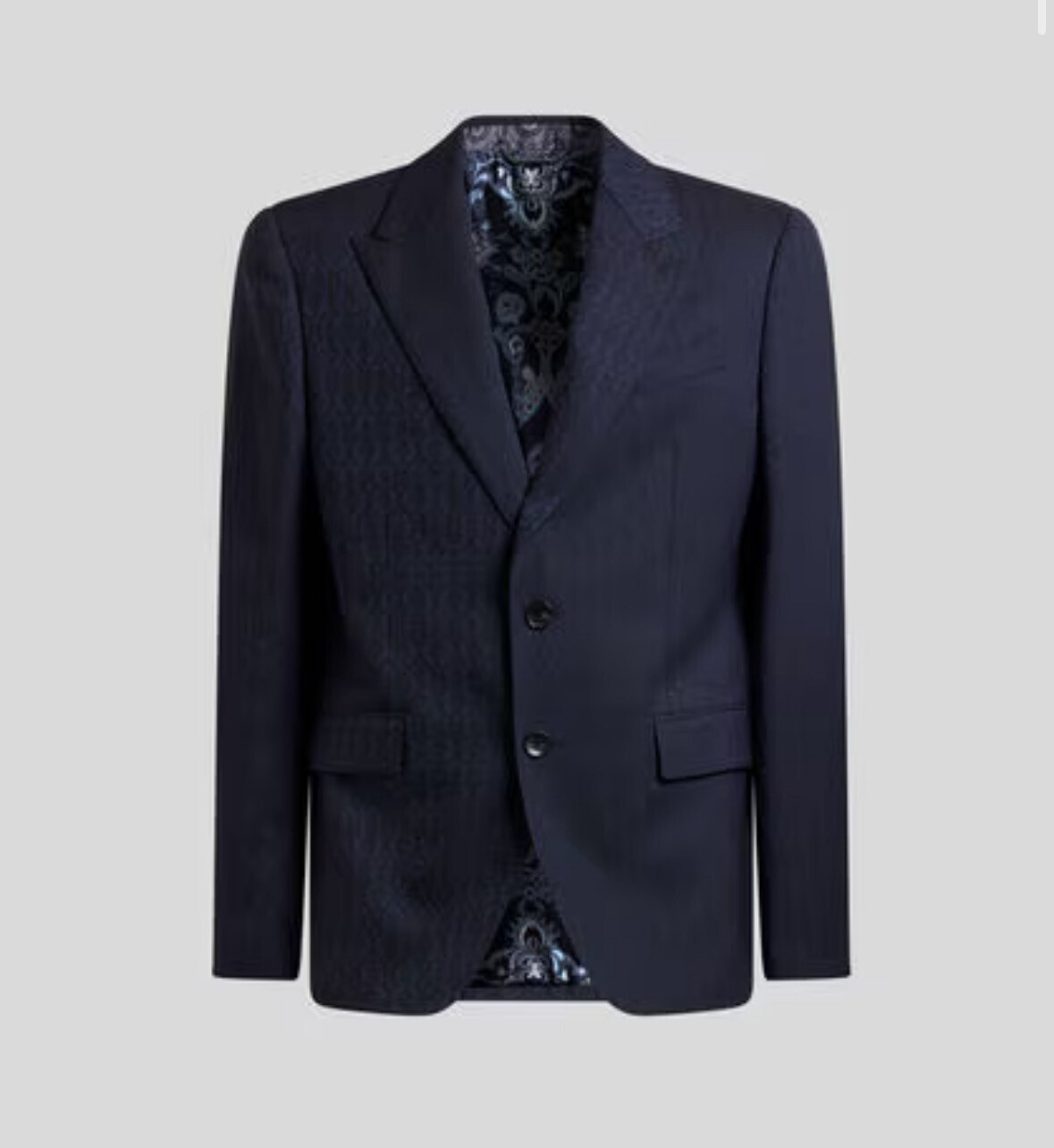 ETRO ウール ジャカード ブレザー