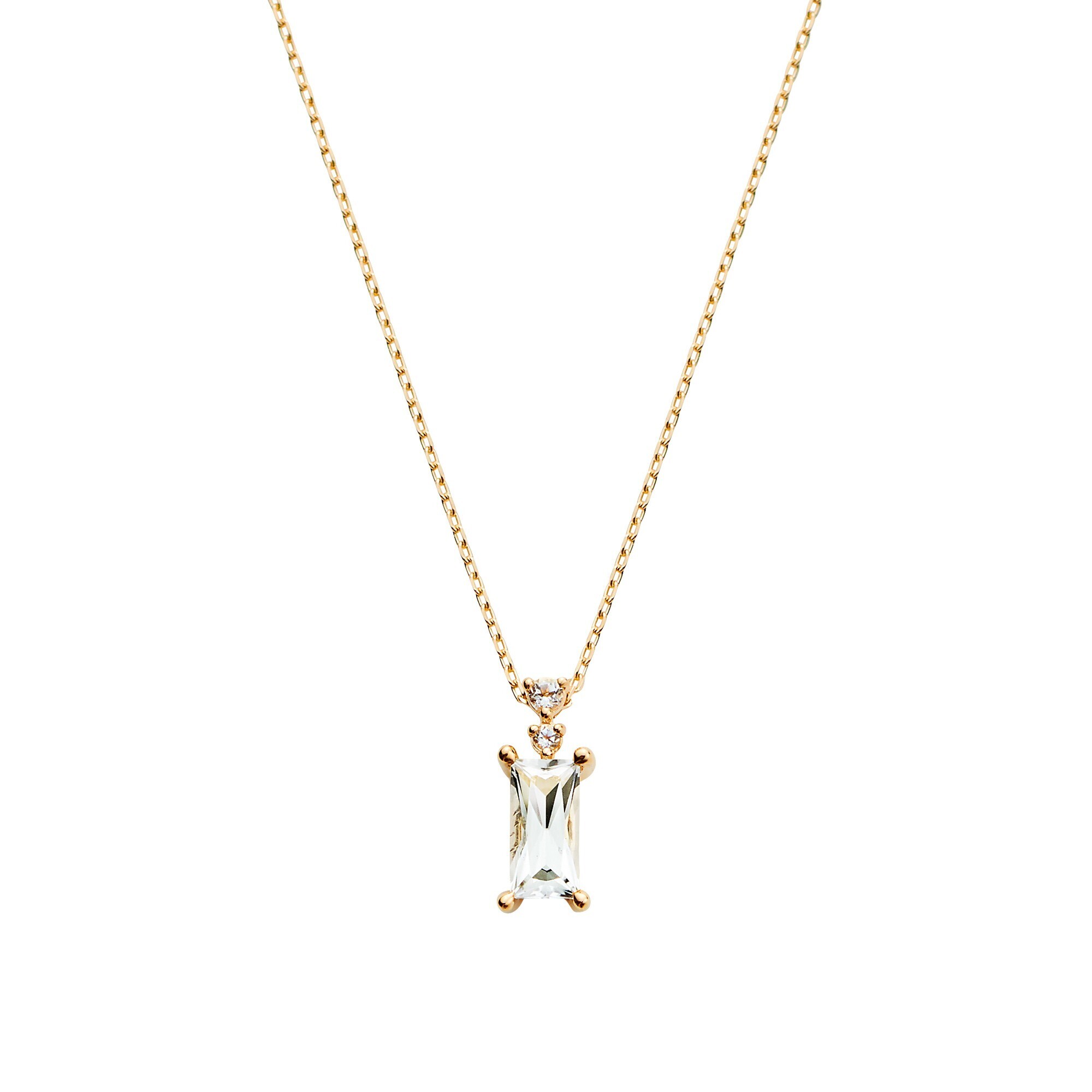 Vendome Aoyama ホワイトトパーズ ネックレス