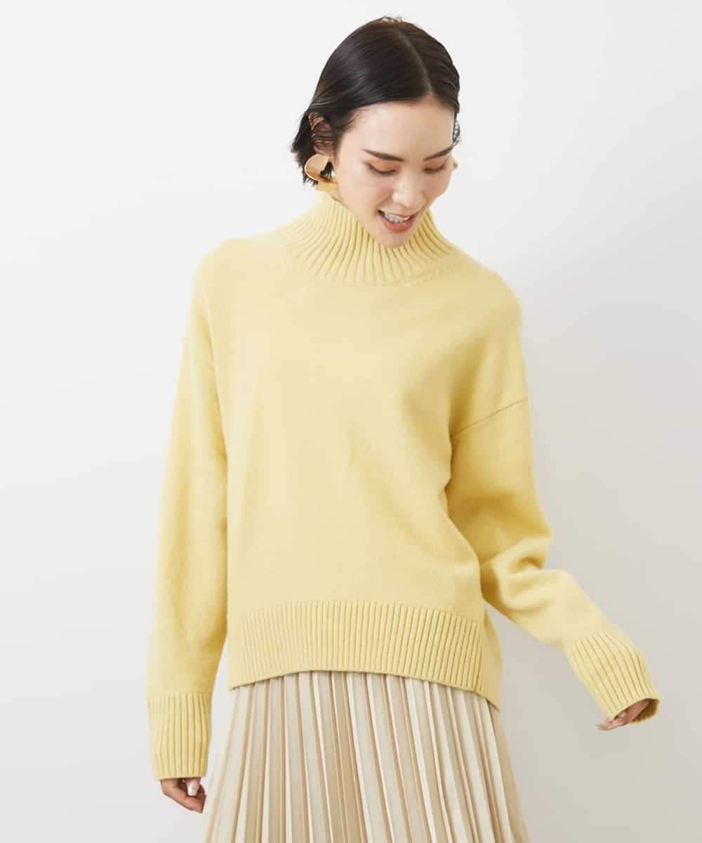 Michel Klein ラムウールハイネックニット