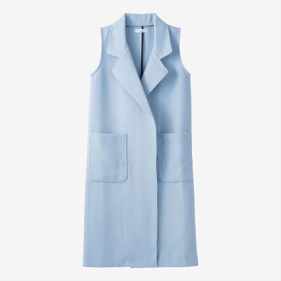 maison de Dolce. ロングコートジレ【blue】
