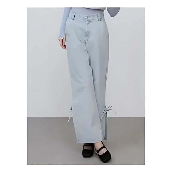 CALNAMUR SIDE RIBBON DENIM PT