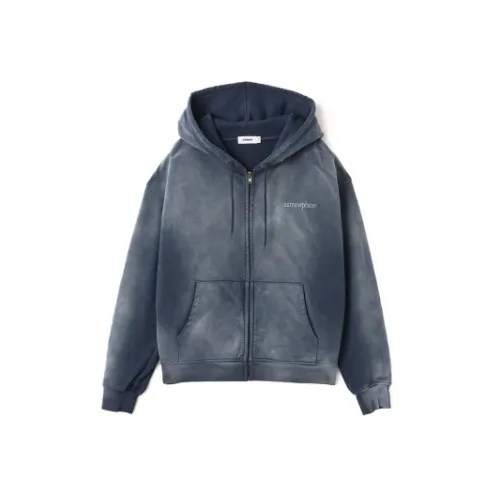 atmos Fade Color Zip-up Hooded Sweatshirt