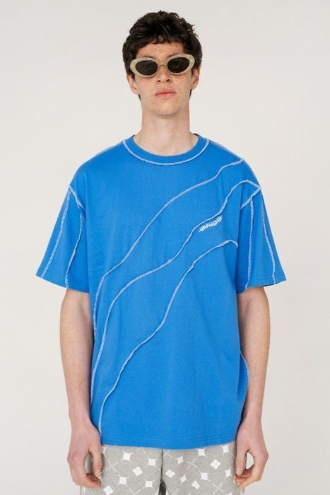 UNALLOYED WAVE OVERLOCK T SHIRT