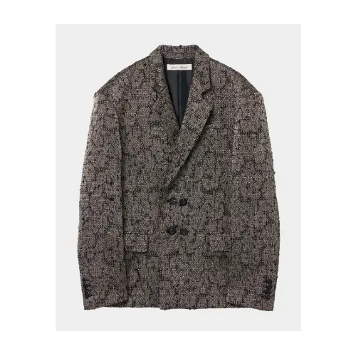 tanakadaisuke flower lame jacquard jacket