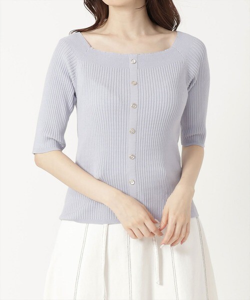WILLSELECTION 2wayスクエアネックプルオーバー