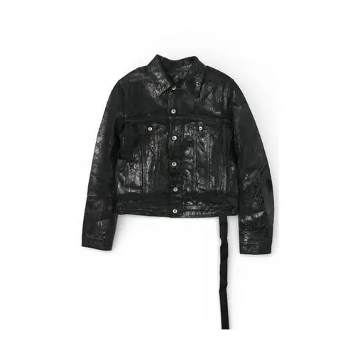 Rick Owens Drkshdw MEGACRUST DENIM TRUCKER JACKET