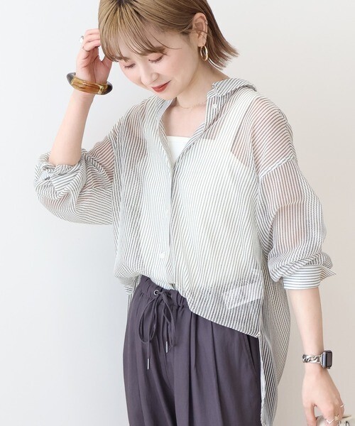 AMERICAN HOLIC メッシュ長袖シャツ