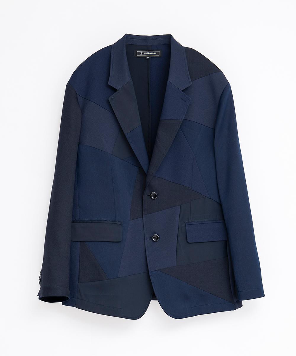 ANREALAGE PANEL PATCHWORK JACKET