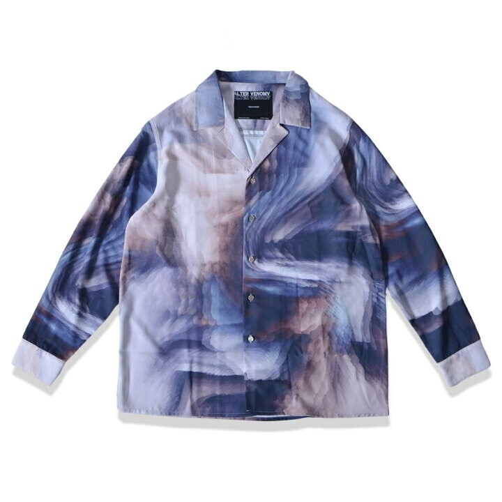ALTER VENOMV 総柄オープンカラーシャツHallucination Shirts