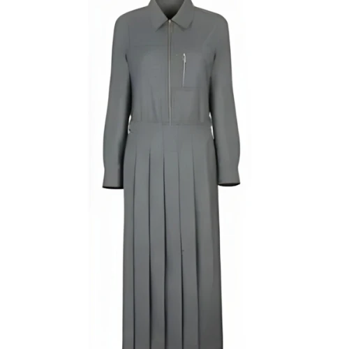 FENDI Gray wool jumpsuit