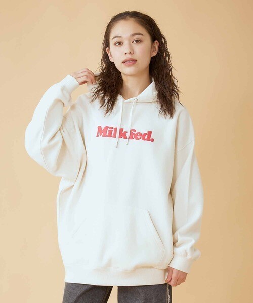 MILKFED. TRIPLE COOPER BIG SWEAT HOODIE