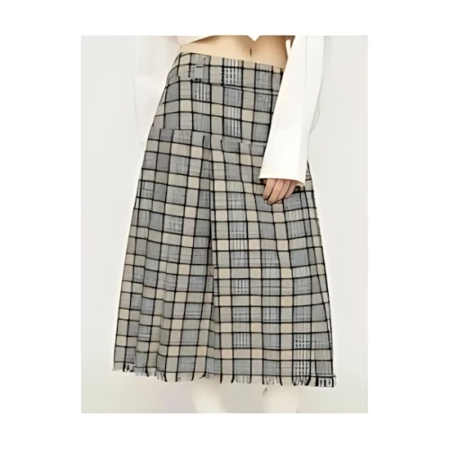 SLY PLAID WRAP スカート