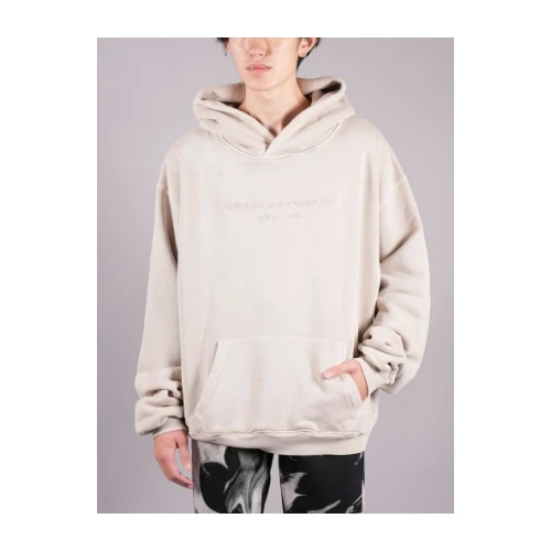 Alexander Wang SWEATSHIRT HOODIE WITH EMBOSSED LOGO
