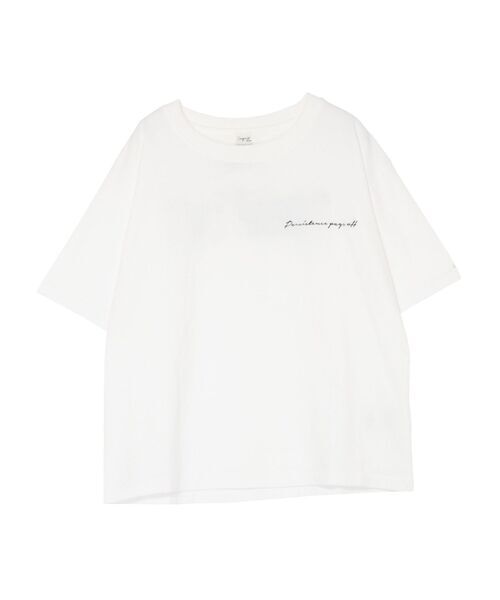 Ungrid オーガビッツコットンエンブロイダリーTee