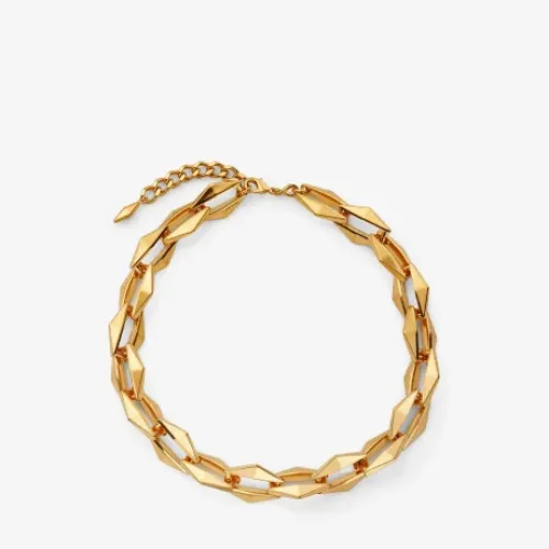 Jimmy Choo ダイヤモンド チェーン ネックレス