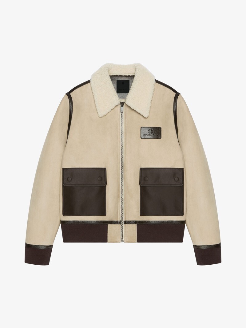 GIVENCHY AVIATOR JACKET IN SHEARLING