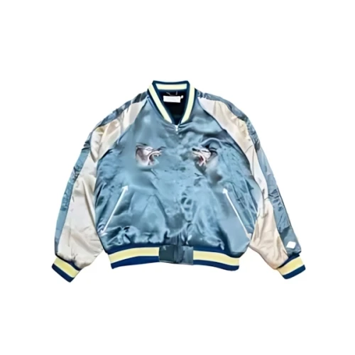 el conductorH WOLF EMBROIDERED SOURVENIR JKT