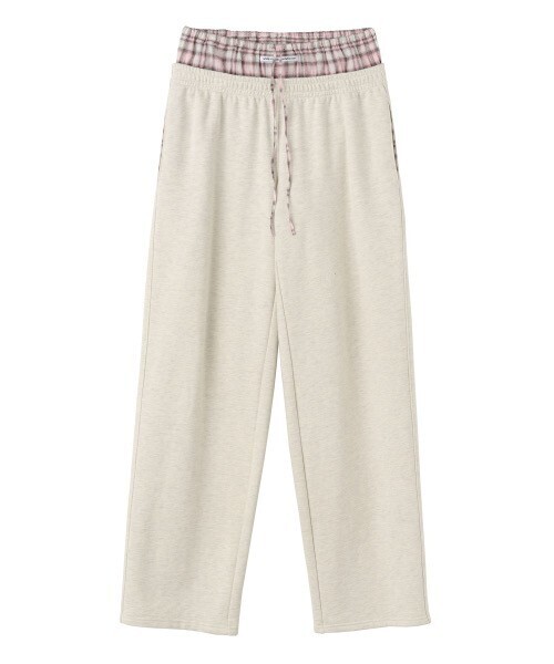 SCULPTOR Boxer Layered Sweatpants Oatmeal