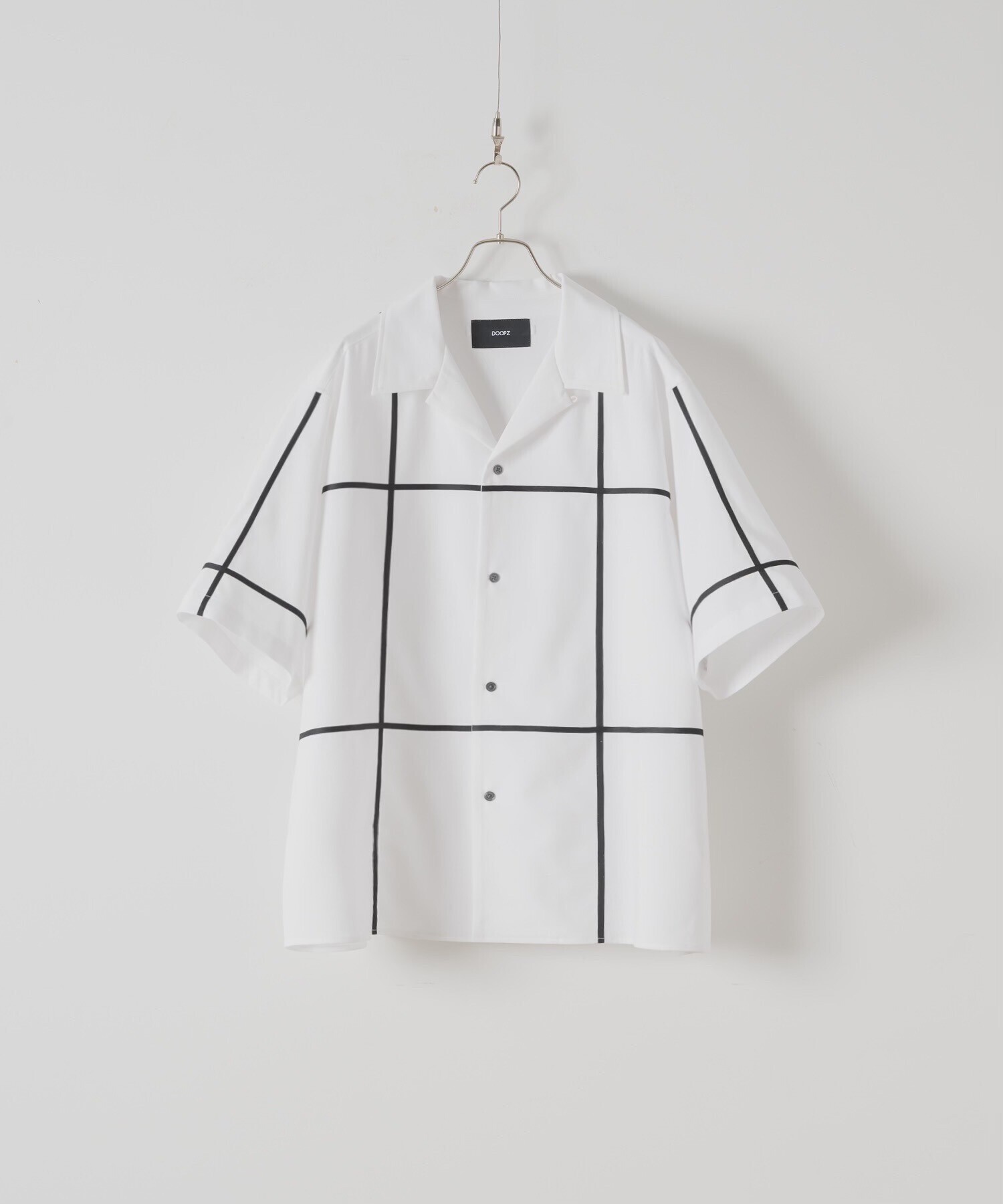 DOOPZ Big Check Open Collar Shirt - ビッグチェックオープンカラーシャツ