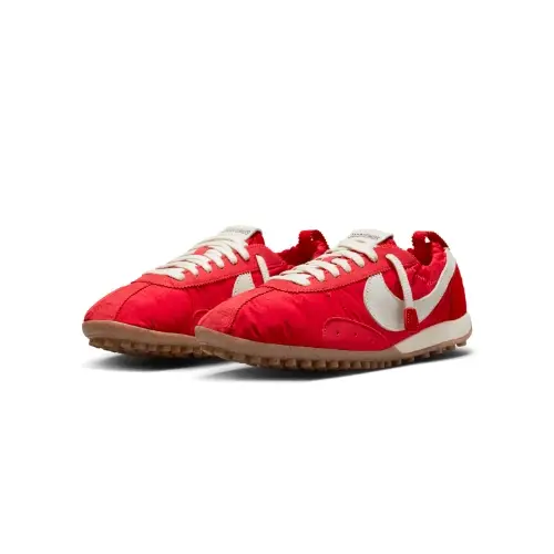 NIKE × JACQUEMUS University Red and Gum Light Brown