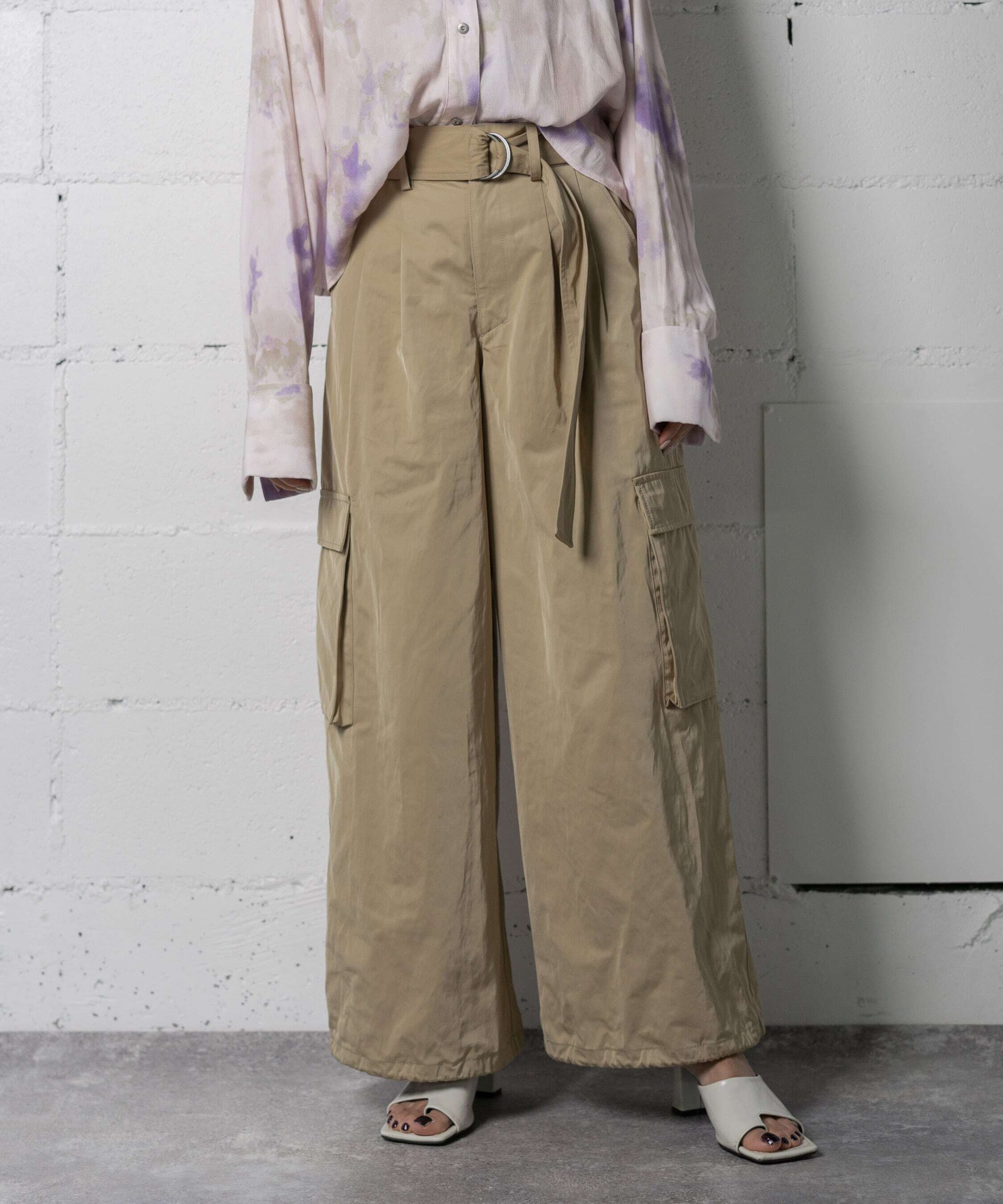 ANOGH 2WAY SILHOUETTE CARGO PANTS