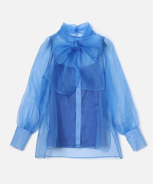 Loulou Willoughby シルキーリボンブラウス